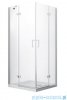 Besco Viva kabina kwadratowa 90x90x195cm przejrzyste VK-90-195-C